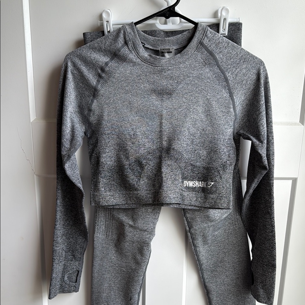 Gymshark Heather Gray Activewear Set